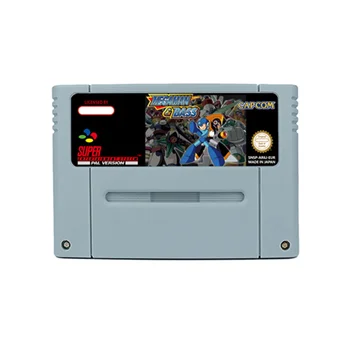 Megaman &bass eða Rockman & sterka hlið RPG Leikur fyrir SNES 16 Bita