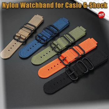 Nylon Watchband fyrir Casio G-Áfall GA-110/100/120 AS-5600/5035/5610 GA-800 810 Armband Ól Hljómsveit Ól Fylgihlutir