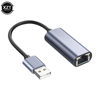 Nýja USB-Ja Net Kort USB-Hub að RJ 45 Lan 100/1000 Mbps Ja Millistykkið fyrir Mac iOS Fartölvu Glugga RTL8152 USB-Hub