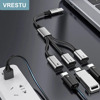 USB Typec HUB USB-C Græjur Stöð 3 í 1 Skerandi PRICE Convertor PD60W Ákæra fyrir Mús Lyklaborð Heyrnartól U Diskur Apple iphone