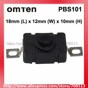 OmTen PBS101 Snúa Clicky Skipta 18mm(Ég) x 12mm(b) x 10 mm(H) (5 stk)