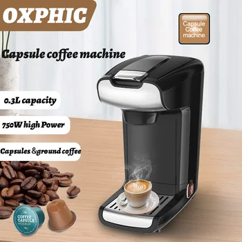 OXPHIC 300 ML Færanlega Espresso Kaffivél 750W Kaffivél Hylkið Kaffi Brewer Einum Þjóna fyrir K Bolla og Jörð Kaffi